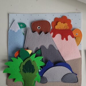 Strony sensoryczne „Świat dinozaurów” 20x20